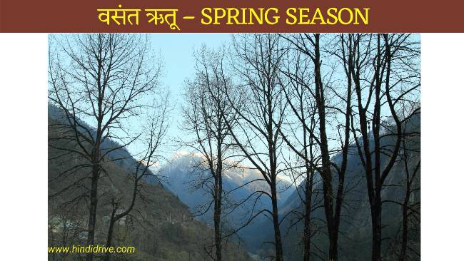 Seasons Name in Hindi
