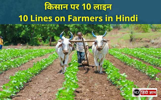 10 Lines on Farmers in Hindi